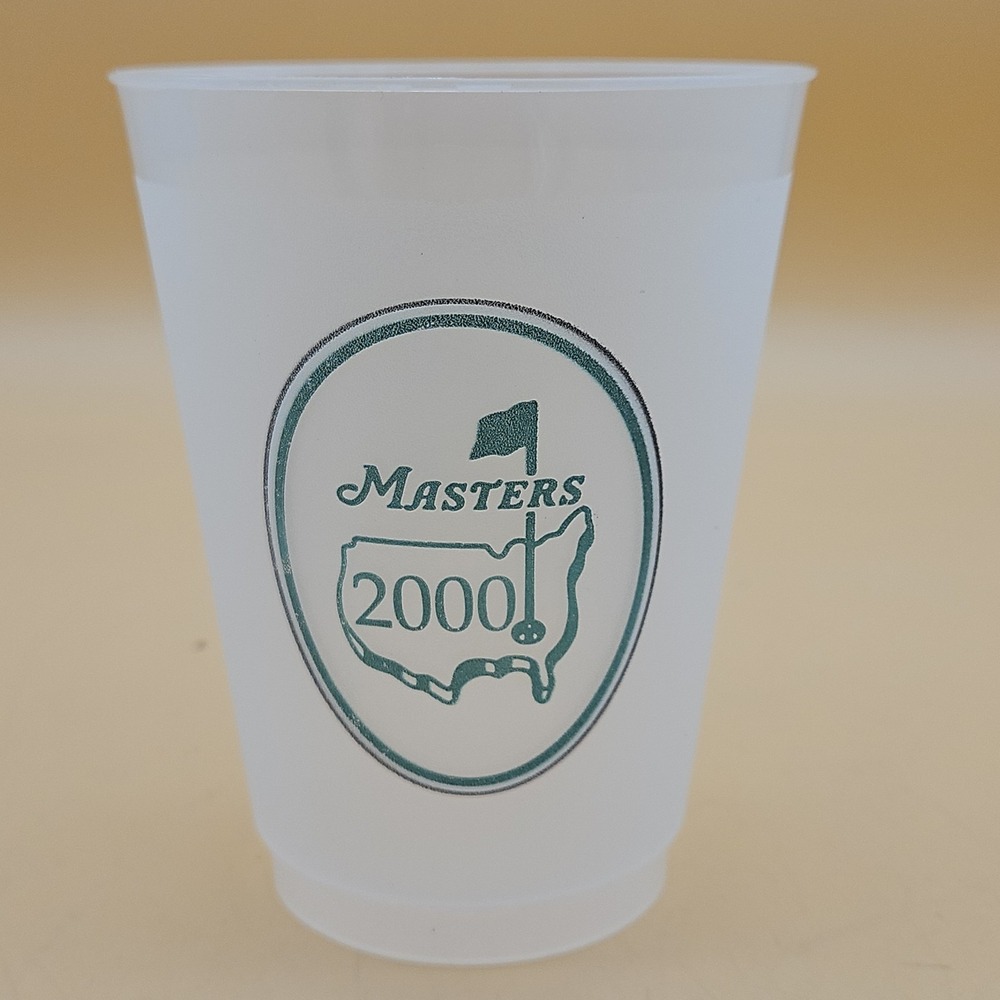 Vintage Masters Plastic Cup Year 2000‎ PGA Golf Augusta